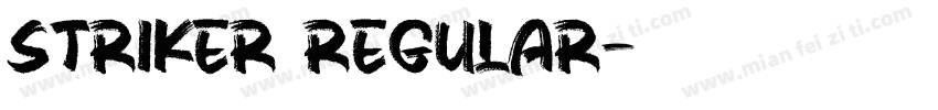 Striker Regular字体转换
